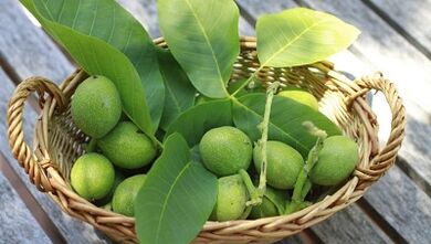 walnut to remove papillomas